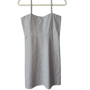 Brandy Melville Mini Dress Striped Sleeveless Casual Summer Dress One Size Small